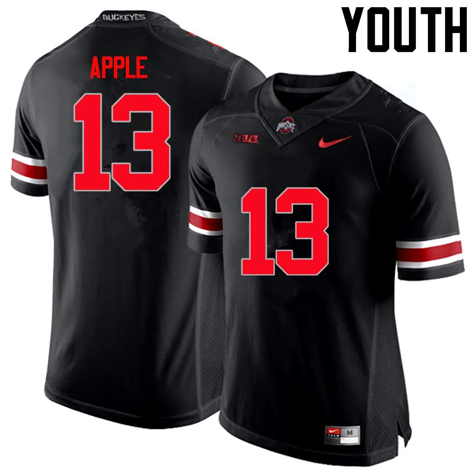 Eli Apple Ohio State Buckeyes Youth NCAA #13 Nike Black Limited College Stitched Football Jersey JEZ7356NM